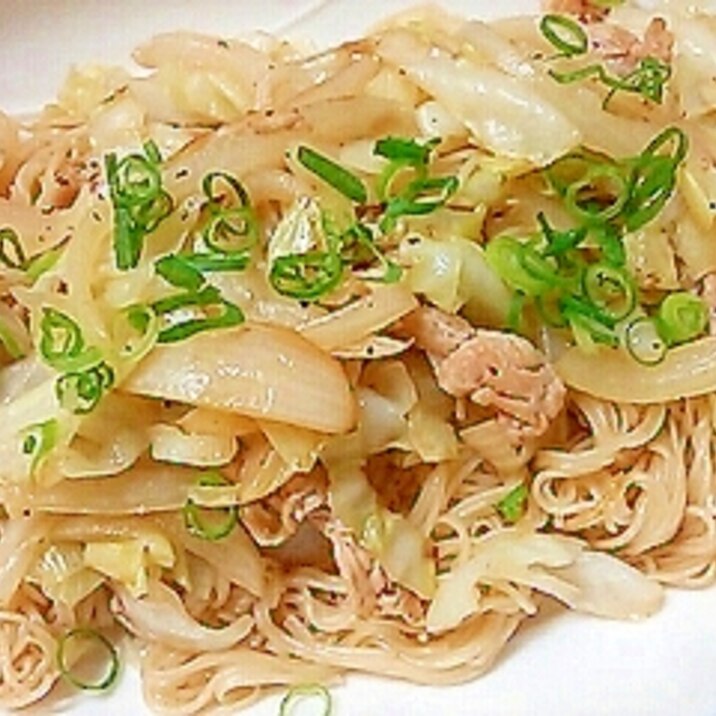 野菜たっぷり!そうめんチャンプル